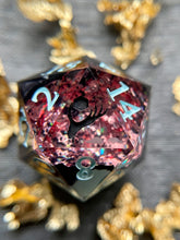 Load image into Gallery viewer, Minted Rose d20 (flawed)
